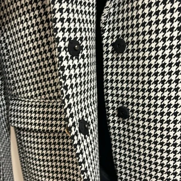 NWOT SELF-PORTRAIT HOUNDSTOOTH Cotton Jacket, US 8 - Picture 15 of 15